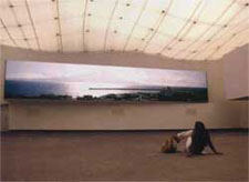 Светодиодный экран фирмы Barco на Всемирной выставке в Гановере - 2002 год