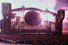 Светодиодный экран на концерте Rolling Stones