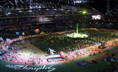 Электронные табло и видеоэкраны на стадионах в Сиднее